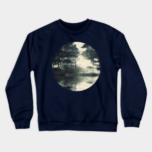 Misty pine forest Crewneck Sweatshirt